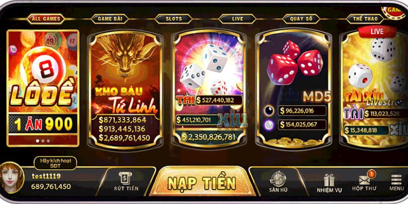 Các tựa game hot nhất có tại sân chơi GO88